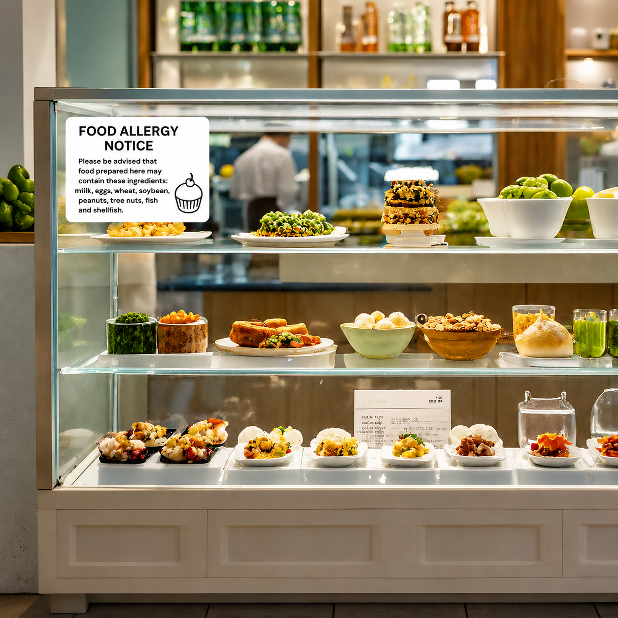 Food allergy notice