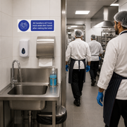 Wash hand after visiting the toilet