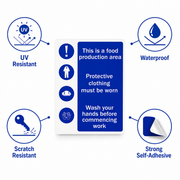 Food production signs