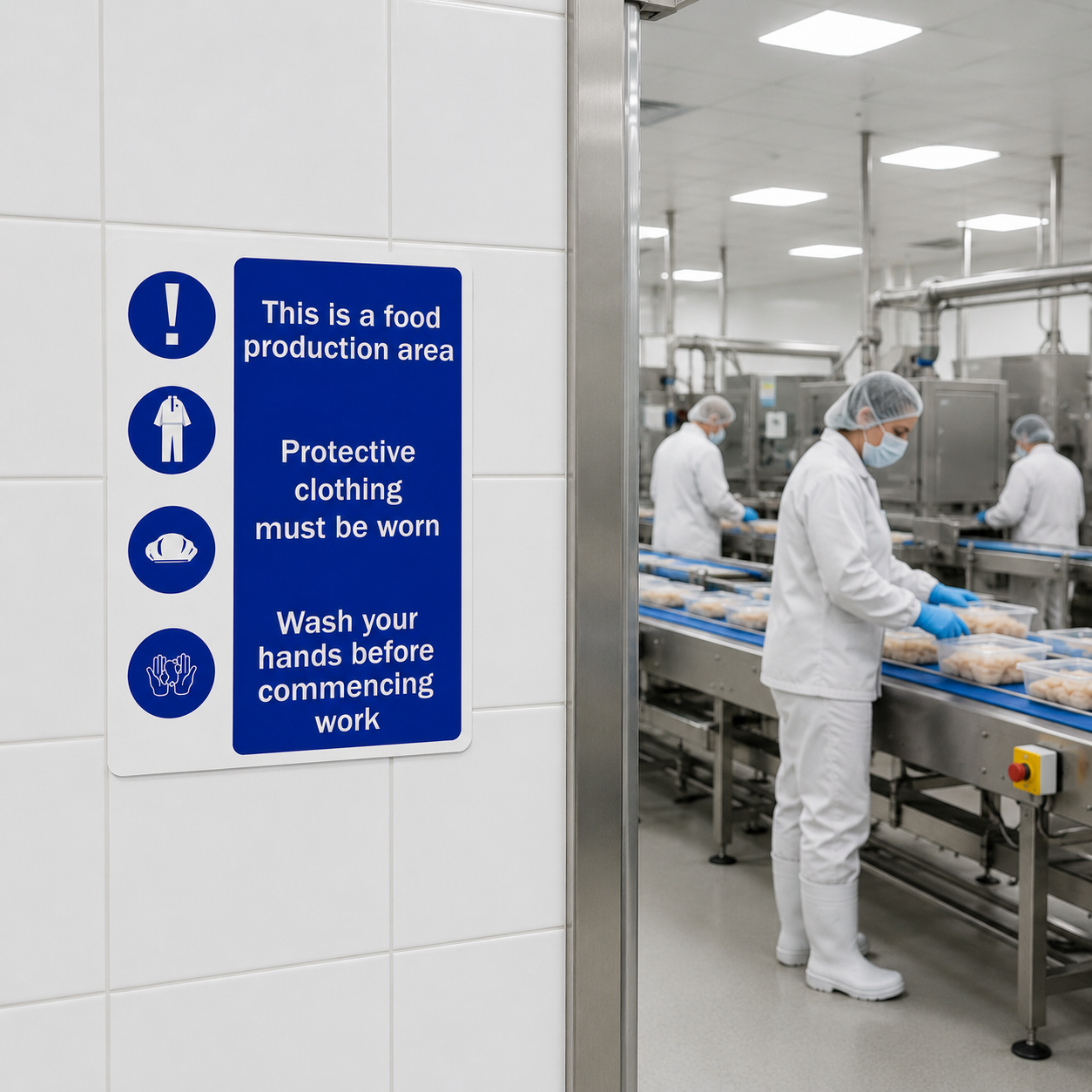 Food production signs