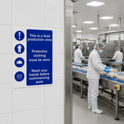 Food production signs