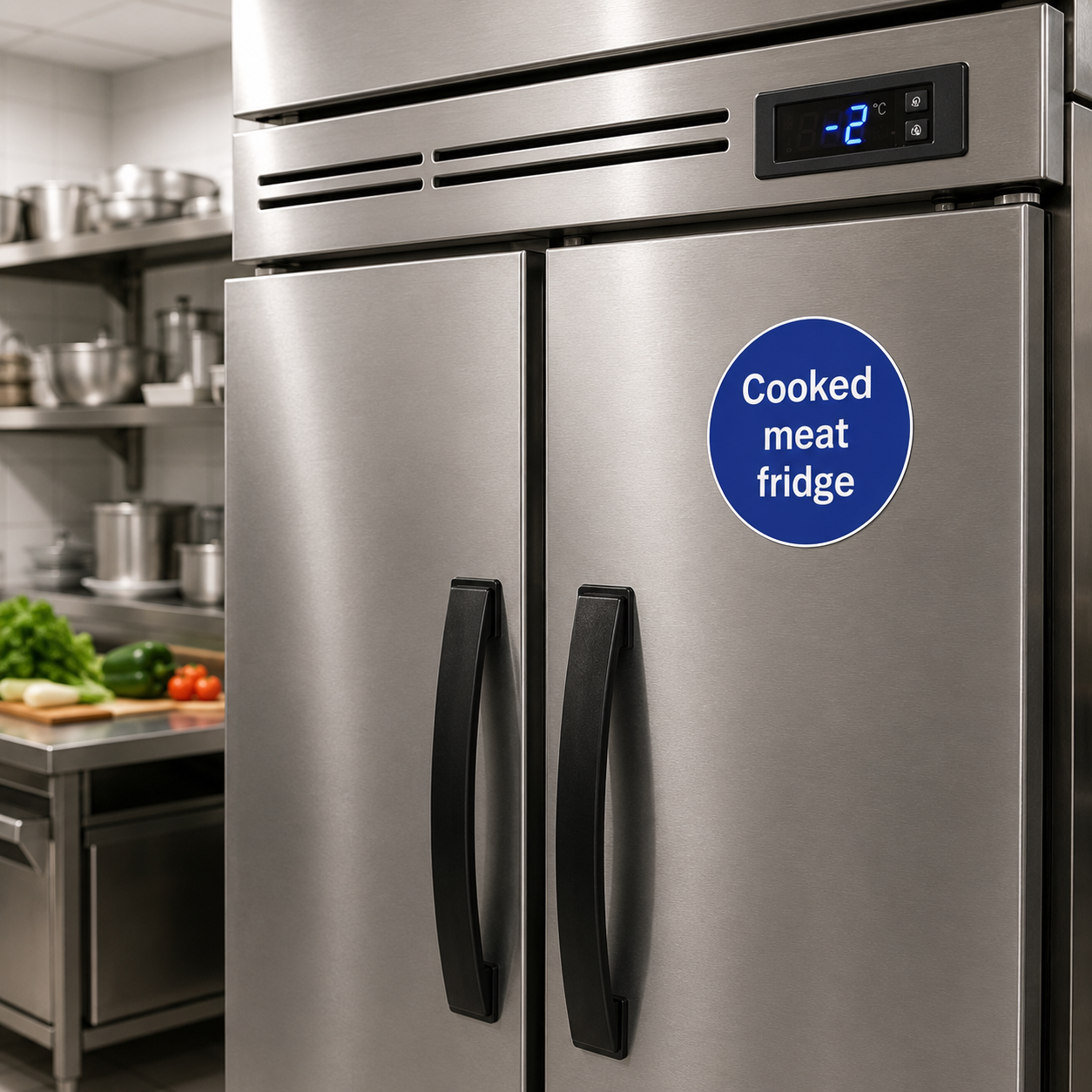 Cooked meat fridge