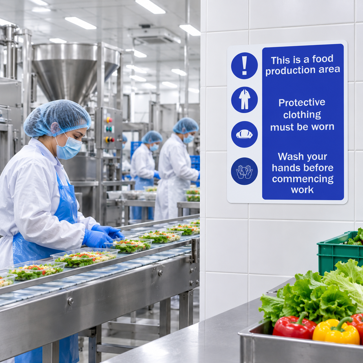 Food Production Signs