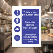 Food production signs