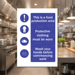 Food production signs
