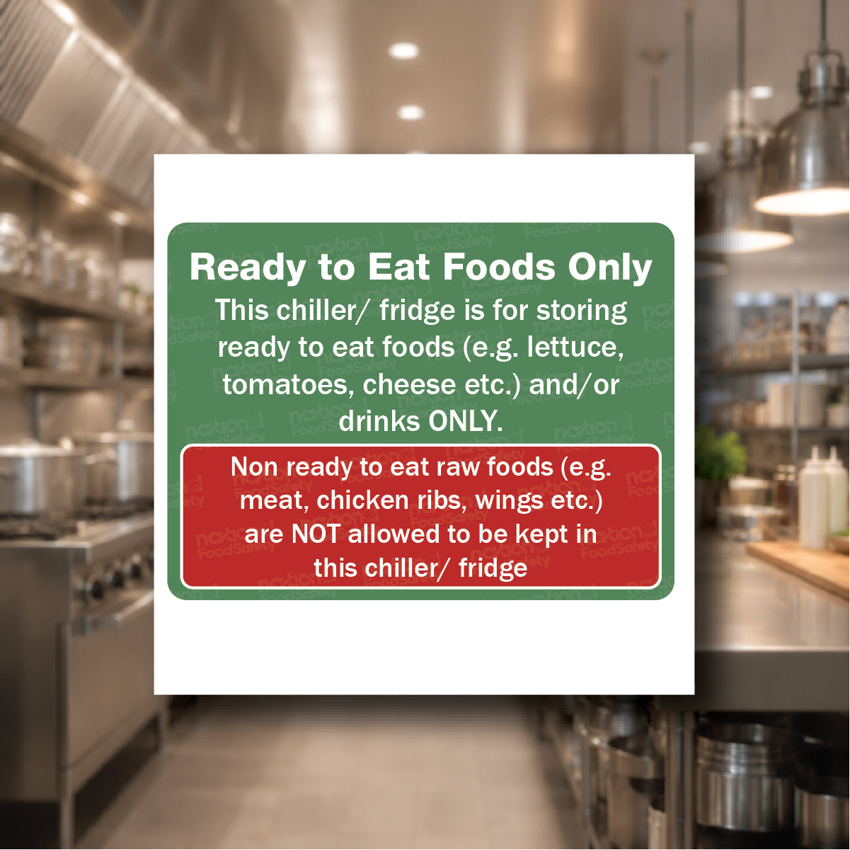 Ready to eat foods Only