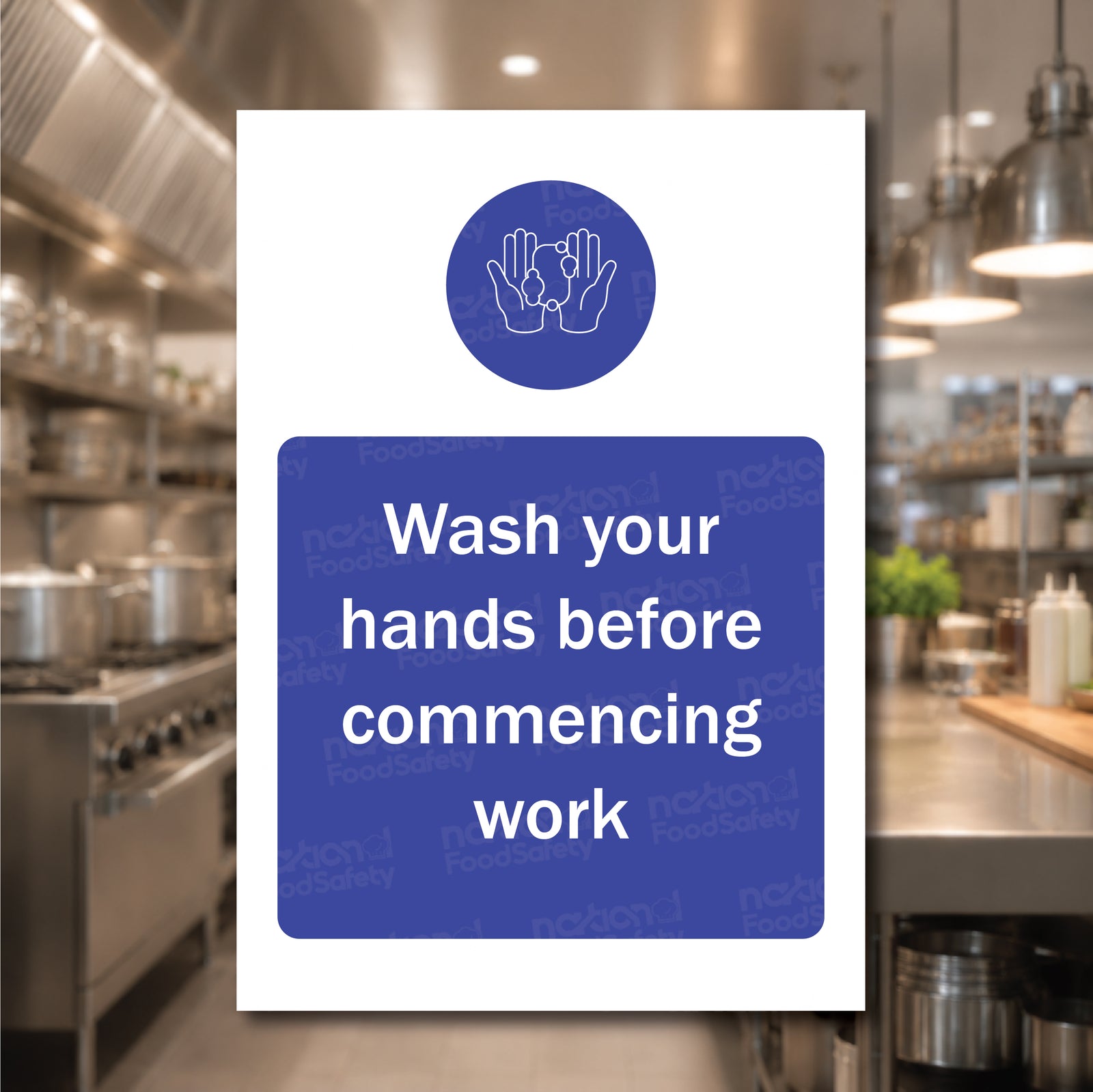 Wash Hands before Commencing Work