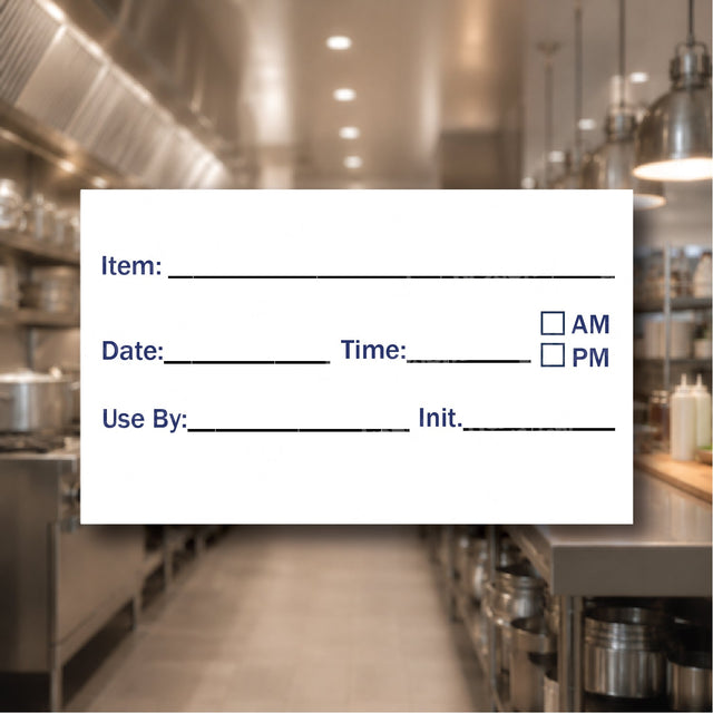 Food Safety Sticker