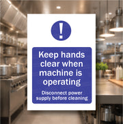 Keep Hands Clear