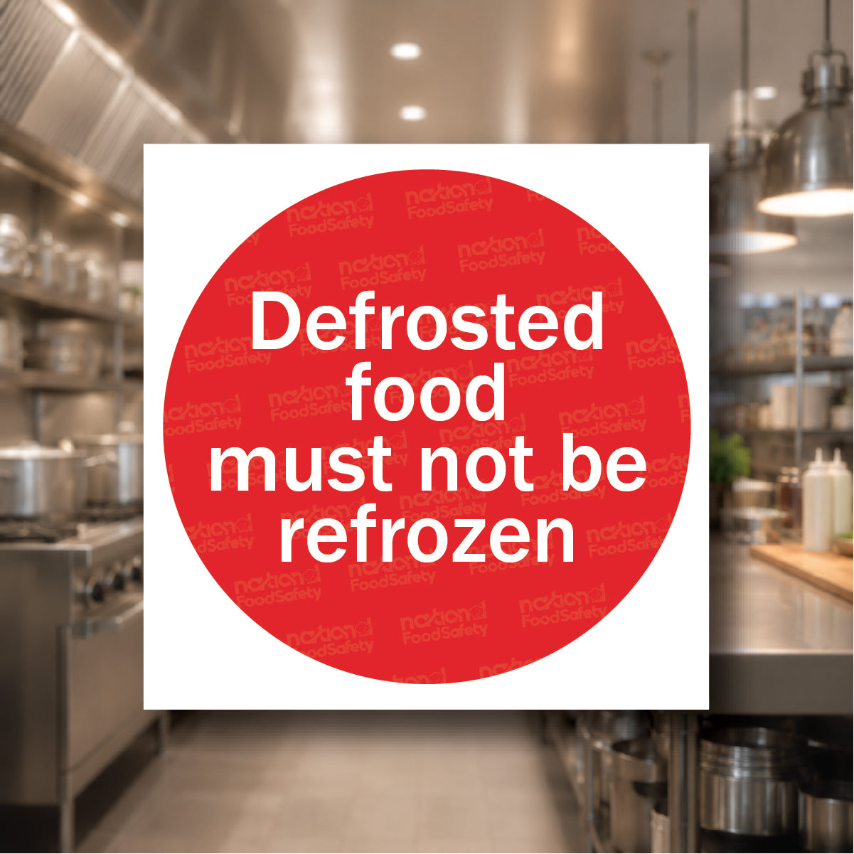 no Defrost Food