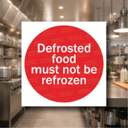 no Defrost Food