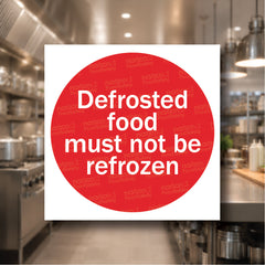 no Defrost Food