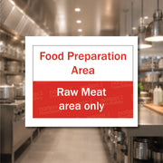 Raw Meat Area Only