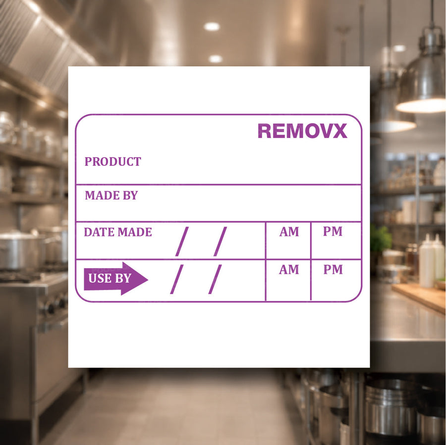 Product date/ time label