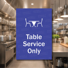 Table Service Only
