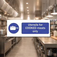 Utensils For Cooked Meat Only