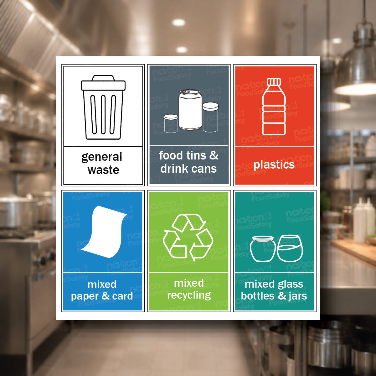 waste icon set