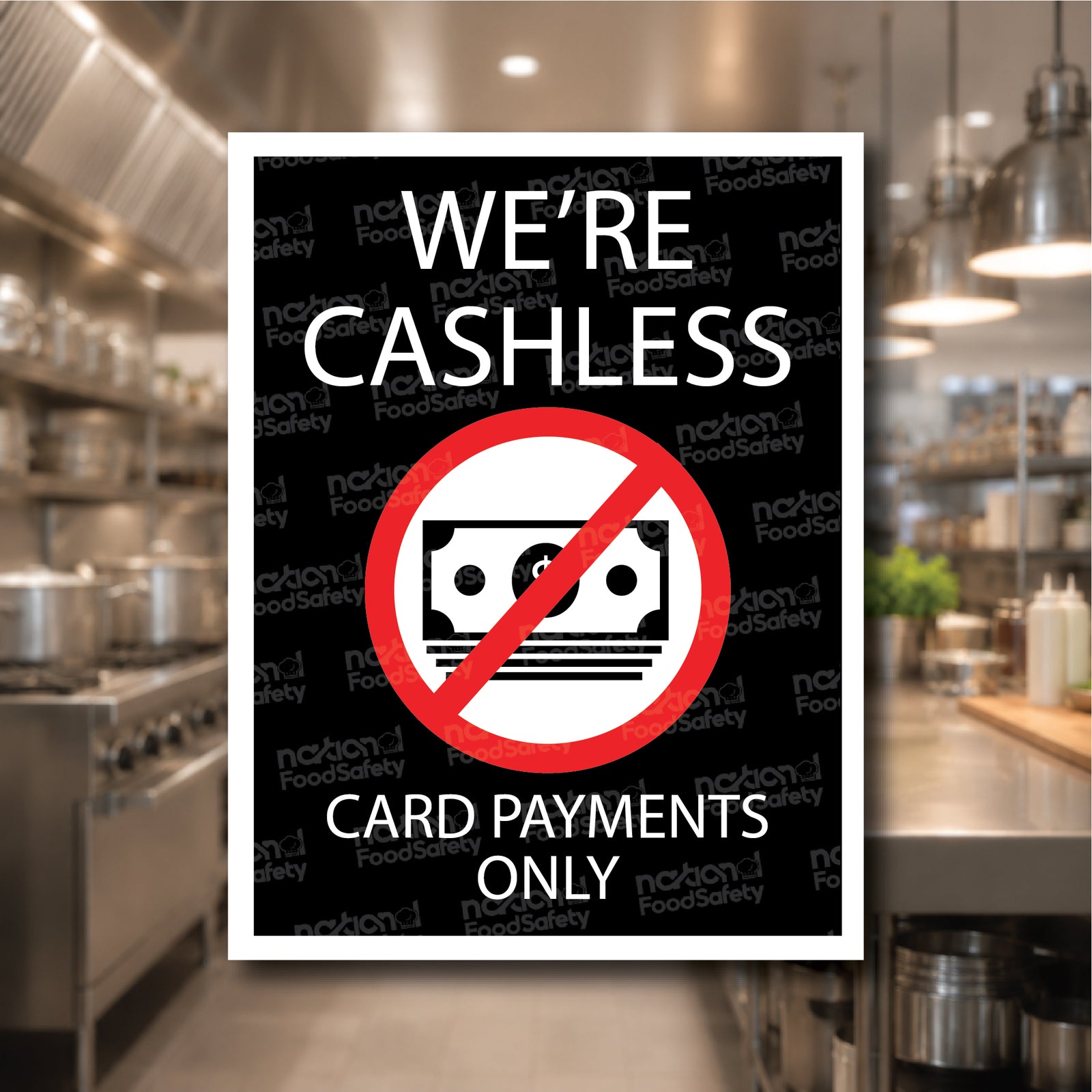 We're Cashless